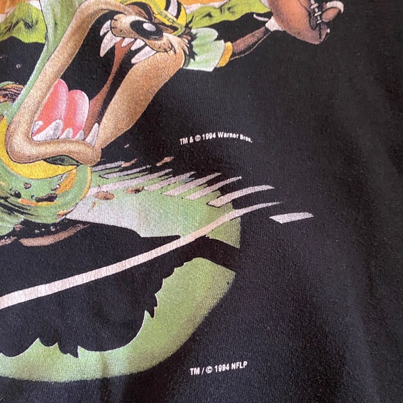 1994 Tasmanian Devil Green Bay Packers Crewneck - Picture 4 of 5